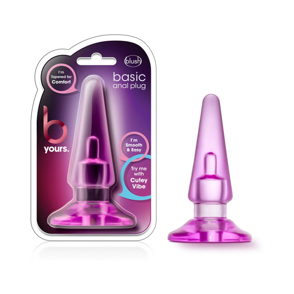 B Yours Basic Anal Plug Pink - Fantasies Boutique