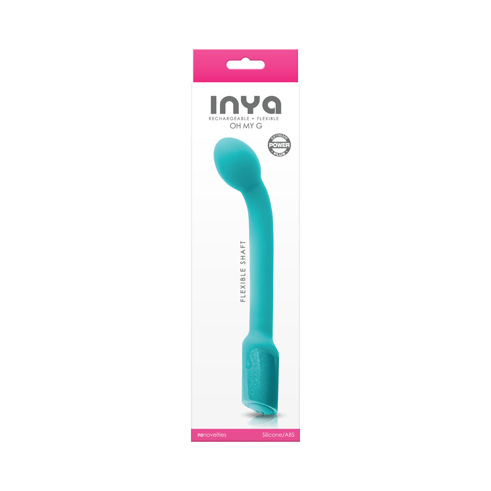 INYA Oh My G Rechargeable Flexible Vibrator Teal - Fantasies Boutique