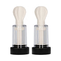 Shots ElectroShock Remote-Controlled E-Stimulation Nipple Suckers White - Fantasies Boutique