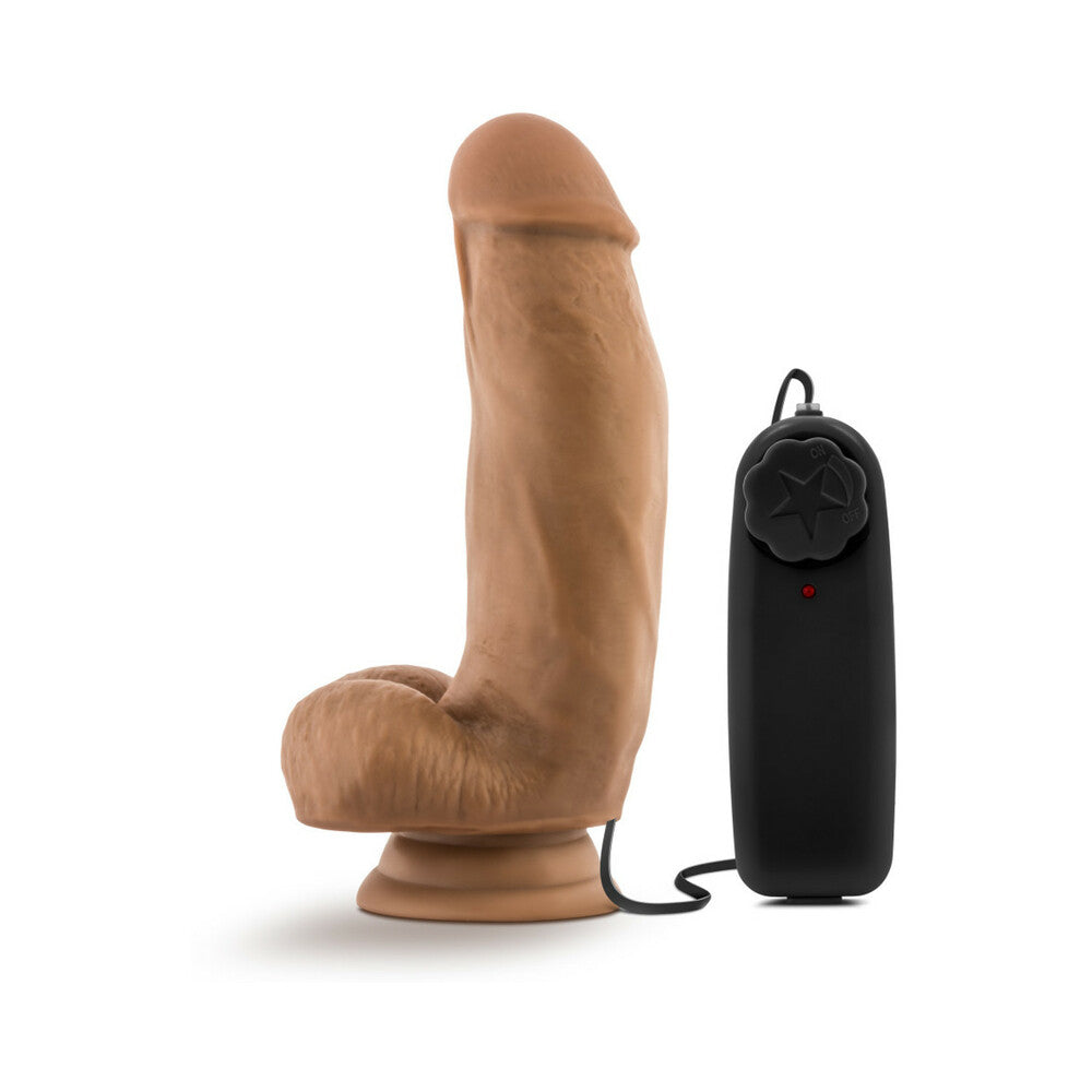 Loverboy MMA Fighter Remote-Controlled 7 in. Vibrating Dildo with Balls Tan - Fantasies Boutique