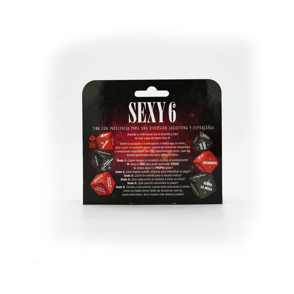 Sexy 6 Dice Game Sex Edition Spanish
