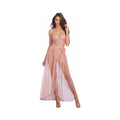 Dreamgirl Teddy & Sheer Mesh Maxi Skirt With G-String Rose Small Hanging - Fantasies Boutique