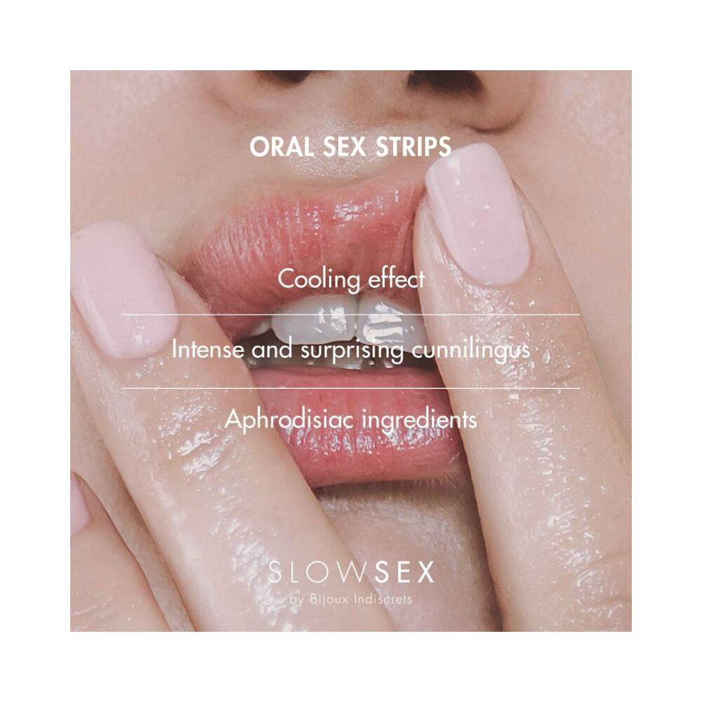 Bijoux Indiscrets Slow Sex Oral Sex Strips 7-Pack - Fantasies Boutique
