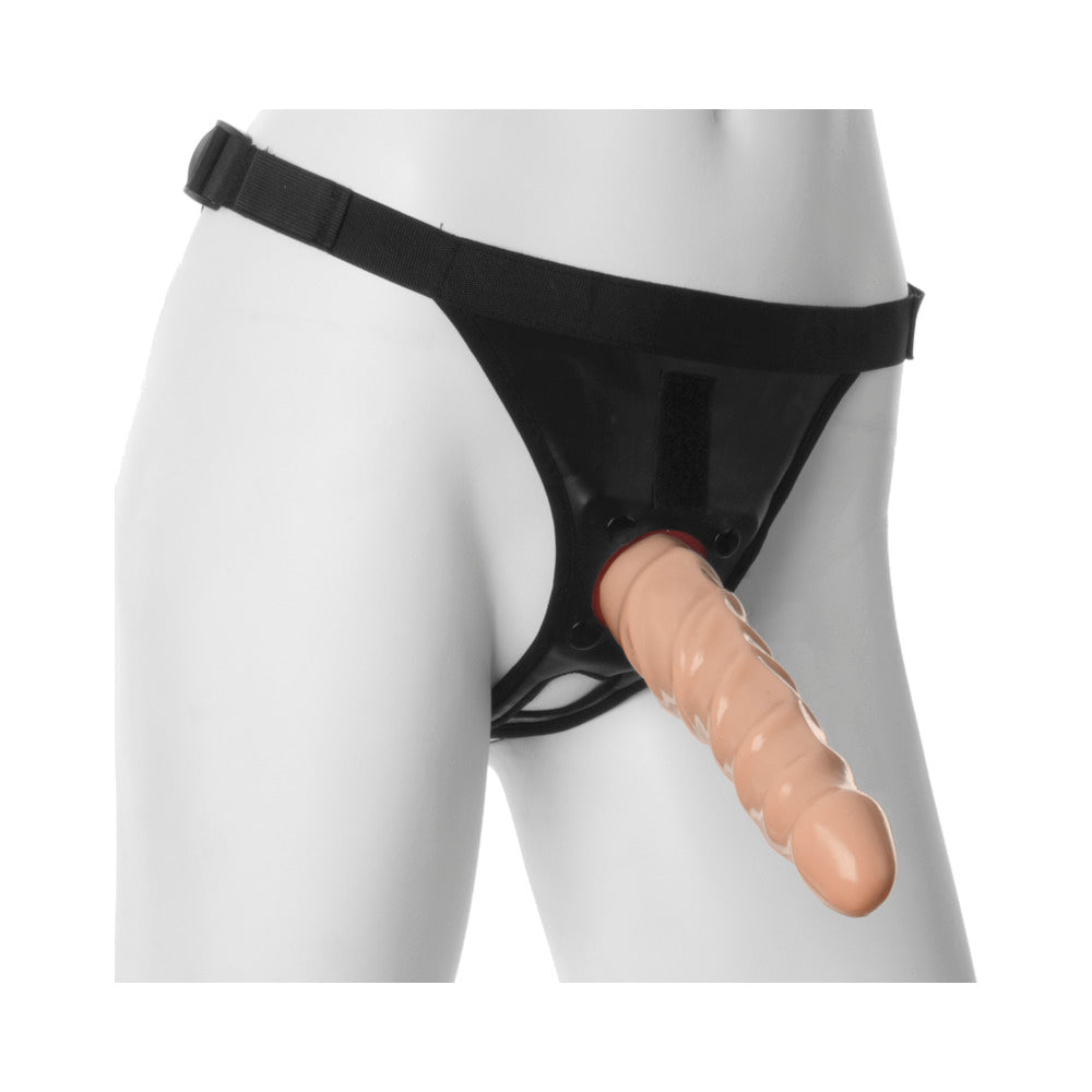 Vac-U-Lock - 6 Inch Dong - Raging Hard-Ons White