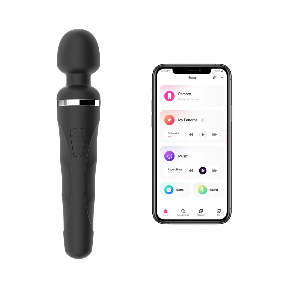 Lovense Domi 2 Bluetooth Programmable Wand Vibrator - Fantasies Boutique