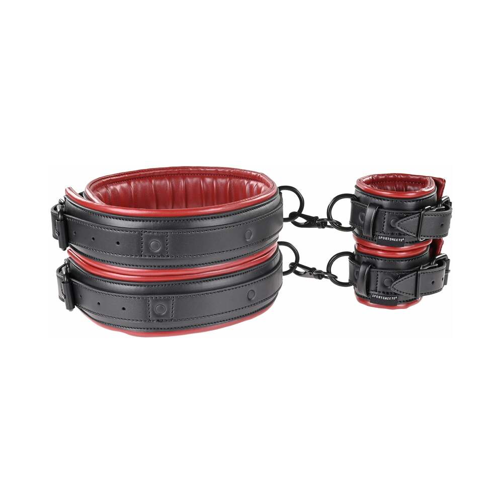 Sportsheets Saffron Adjustable Thigh & Wrist Cuff Set - Fantasies Boutique