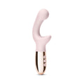 Le Wand XO Rechargeable Wave Silicone Dual Stimulation Vibrator Rose Gold - Fantasies Boutique