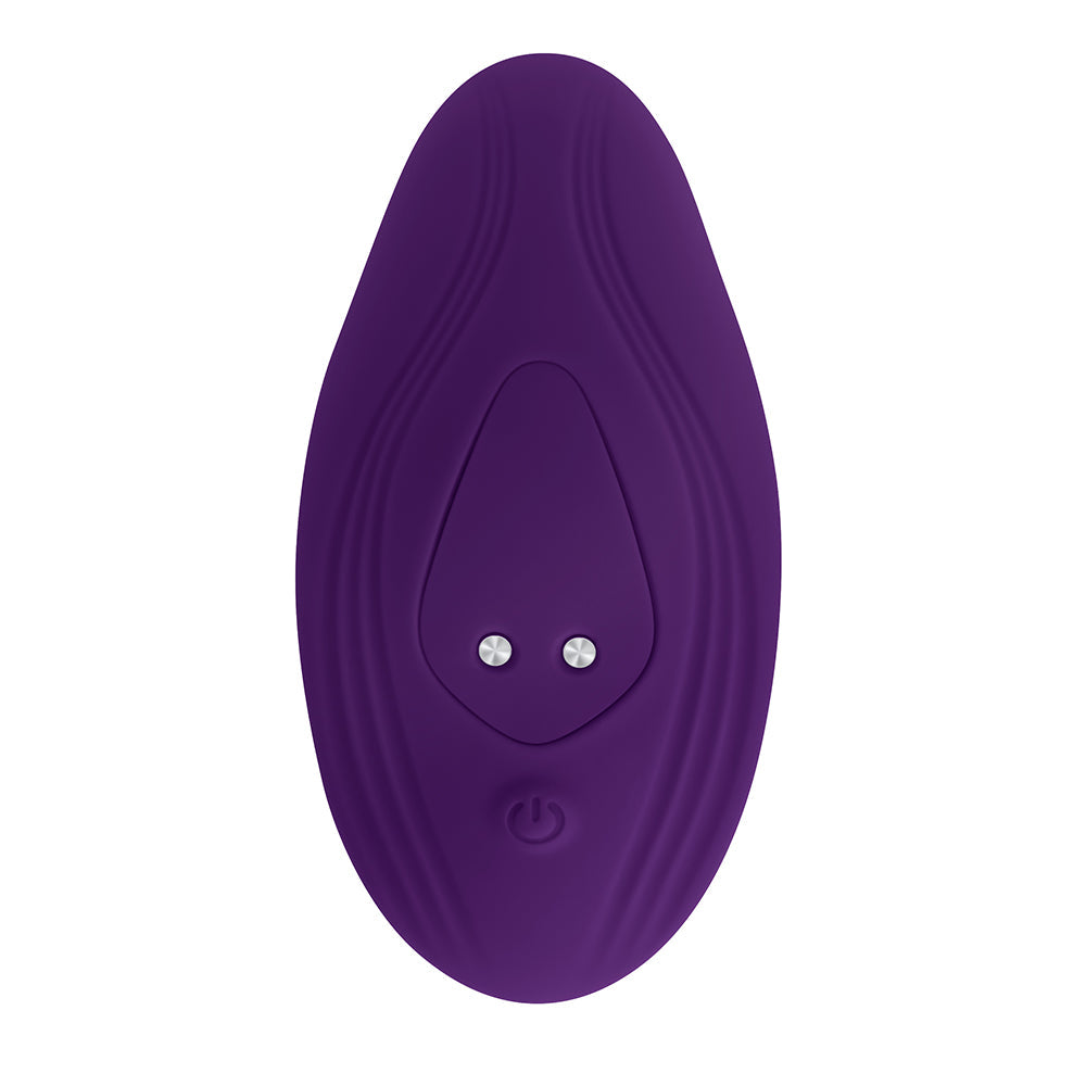 Playboy Our Little Secret Rechargeable Remote Controlled Silicone Underwear Vibrator Acai - Fantasies Boutique