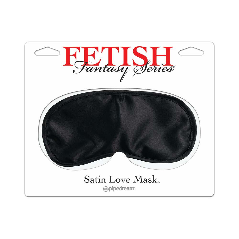 Pipedream Fetish Fantasy Series Satin Love Mask Black - Fantasies Boutique