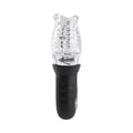 Zero Tolerance Cyclone Rechargeable Vibrating Spinning Stroker Black Clear - Fantasies Boutique
