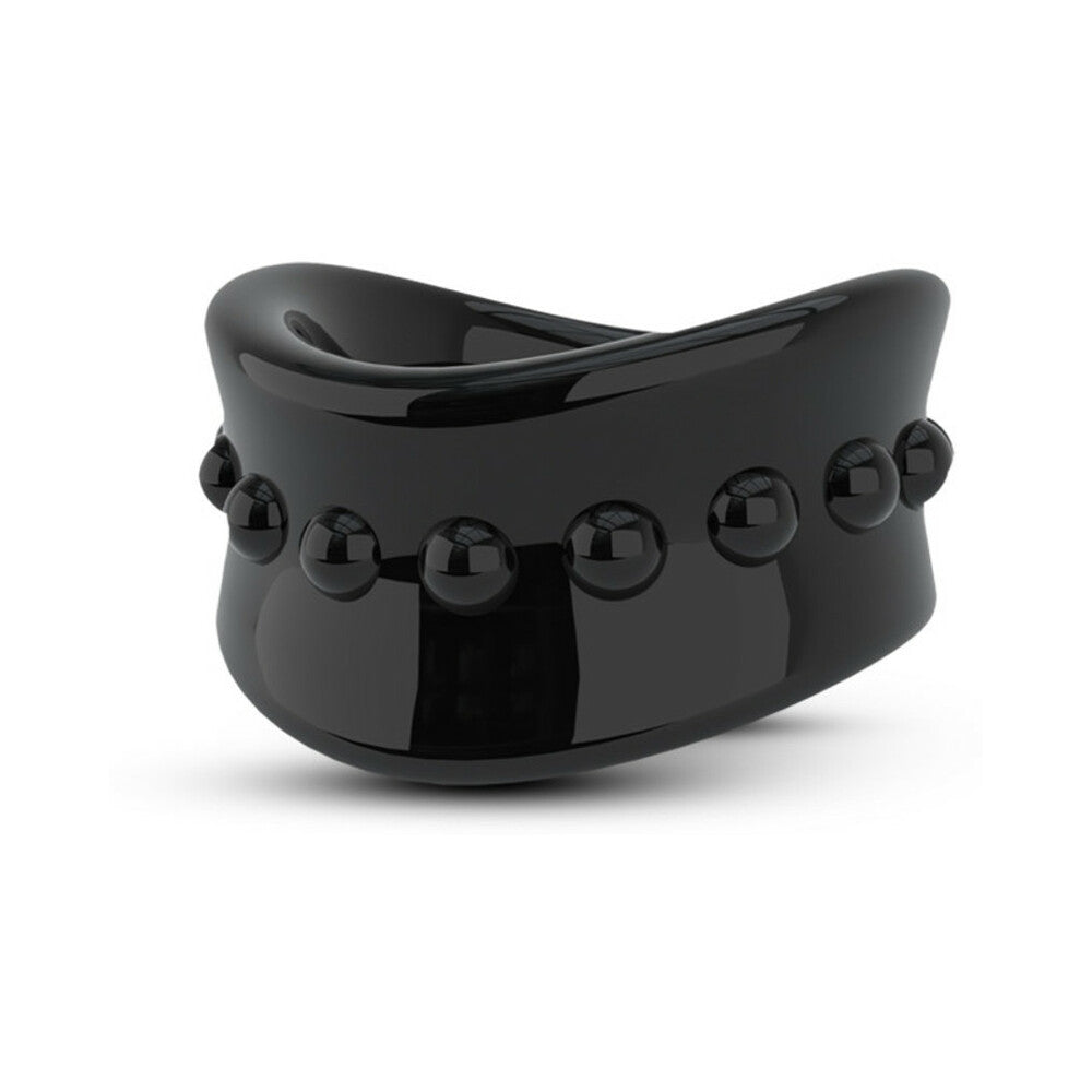 Blush Stay Hard Beef Ball Stretcher 1.5 in. Black - Fantasies Boutique