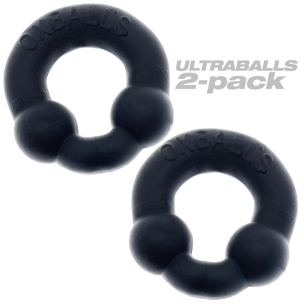 OxBalls Ultraballs 2-Pack Cockring Plus+Silicone Special Edition Night - Fantasies Boutique