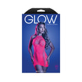 Fantasy Lingerie Glow Back It Up Halter Dress in Floral Knit and Fishnet O/S