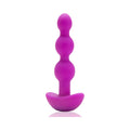 b-Vibe Triplet Rechargeable Remote-Controlled Vibrating Anal Beads Plug Fuchsia - Fantasies Boutique