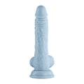 FemmeFunn Vortex Turbo Baller 2.0 8.25 in. Vibrating Rotating Dildo Light Blue - Fantasies Boutique