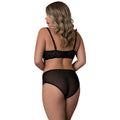 Magic Silk Rush Bra & Panty Set Black Queen Size
