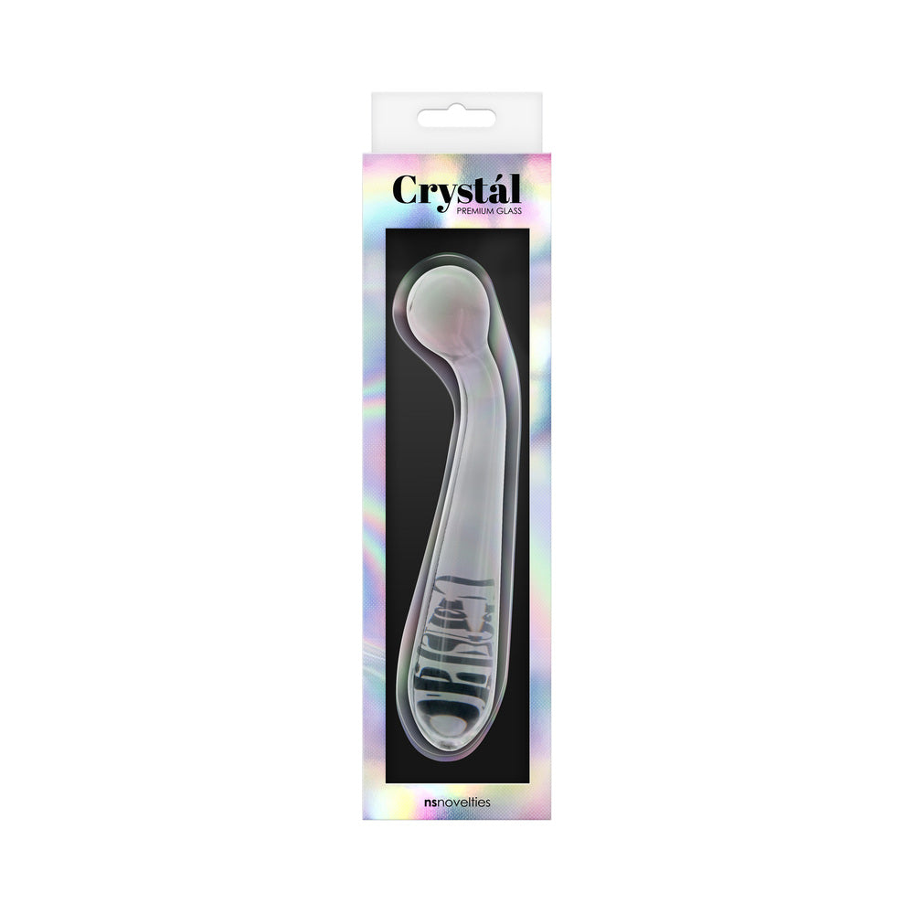 Crystal Glass G-Spot Wand Clear - Fantasies Boutique
