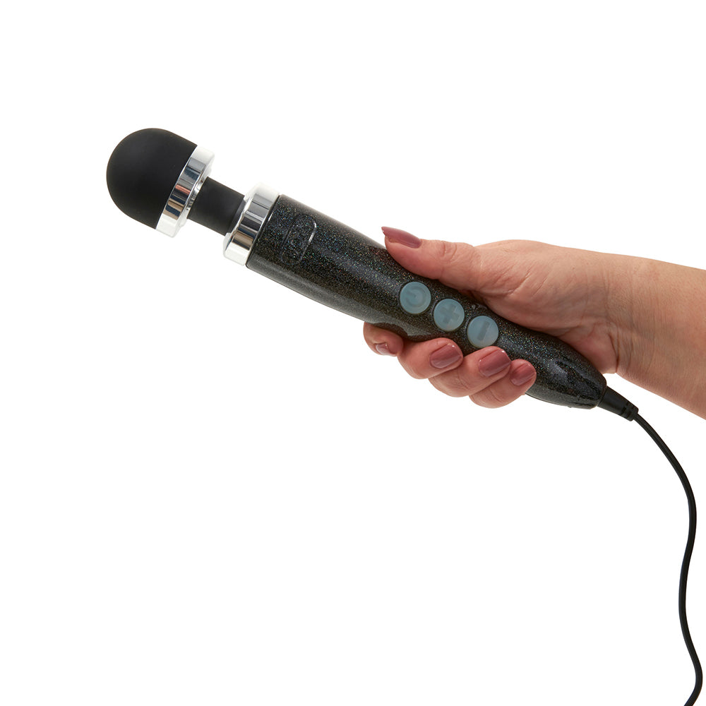 Doxy Die Cast 3 Compact Wand Vibrator Disco Black - Fantasies Boutique