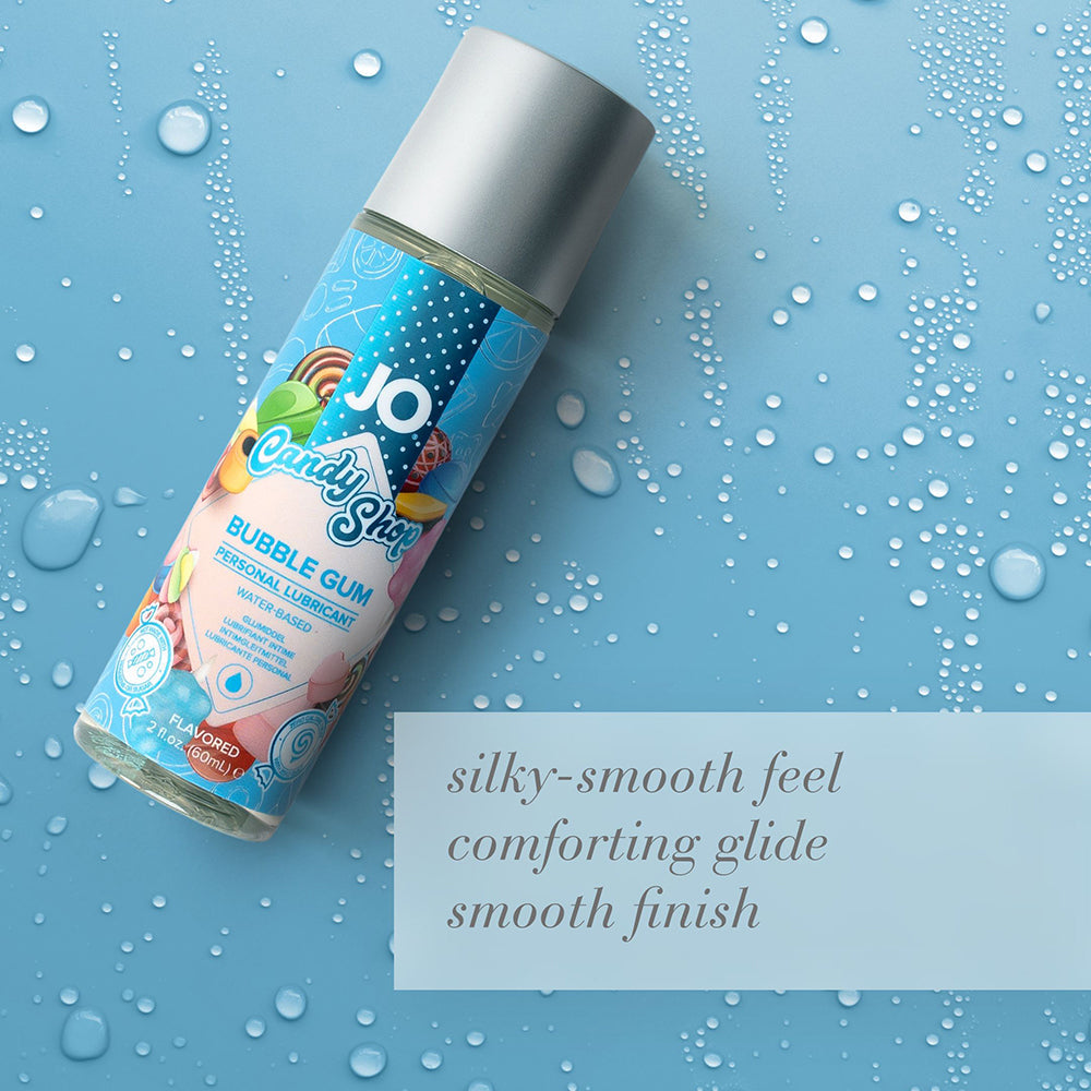 JO Candy Shop Bubble Gum Flavored Water-Based Lubricant 2 oz. - Fantasies Boutique