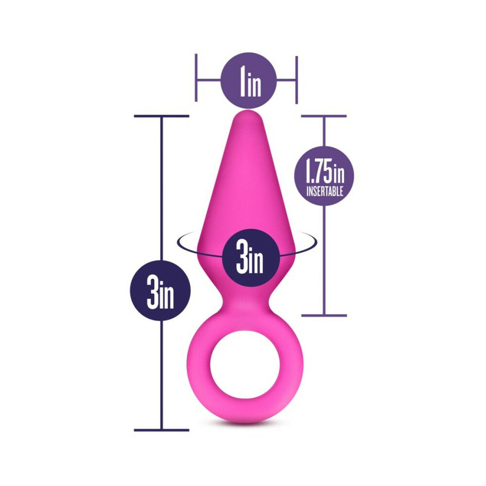 Blush Luxe Candy Rimmer Small Silicone Anal Plug Pink - Fantasies Boutique