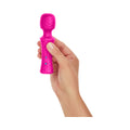 FemmeFunn Ultra Wand Mini Rechargeable Flexible Textured Silicone Vibrator Pink - Fantasies Boutique