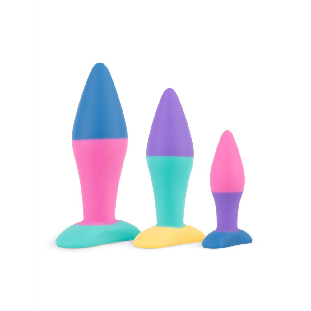 PMV20 Koda 3-Piece Butt Plug Set Multicolor - Fantasies Boutique