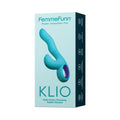 FemmeFunn Klio Rechargeable Silicone Triple Action Thumping Rabbit Vibrator Turquoise - Fantasies Boutique