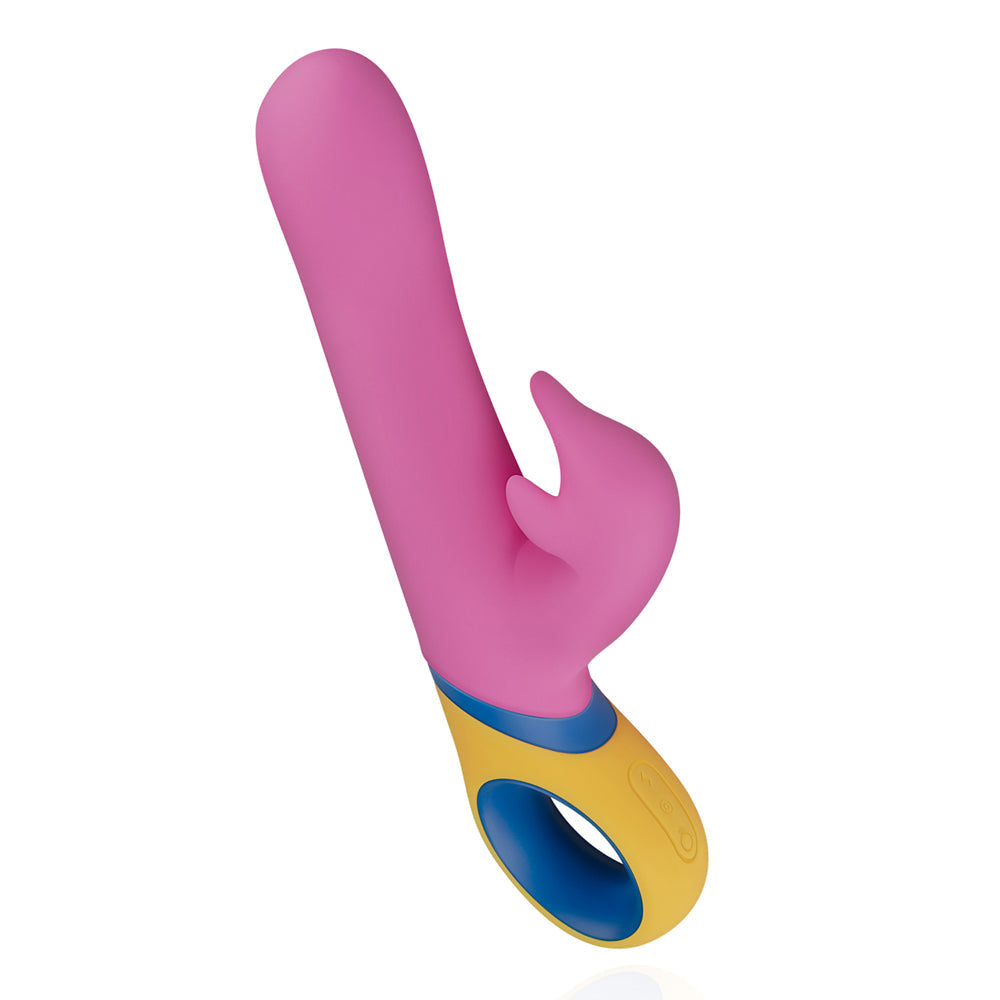 PMV20 Copy Dolphin Vibrator Silicone Pink - Fantasies Boutique
