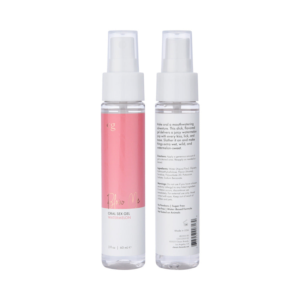 CG Blow Me Oral Sex Gel Watermelon 2 oz.