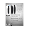 Evolved On The Spot Light-Up Rechargeable Silicone Bullet Vibrator Black - Fantasies Boutique