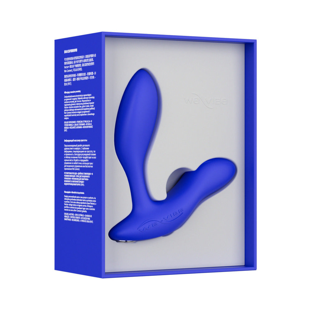 We-Vibe Vector+ Dual Stimulation Prostate Massager Royal Blue - Fantasies Boutique