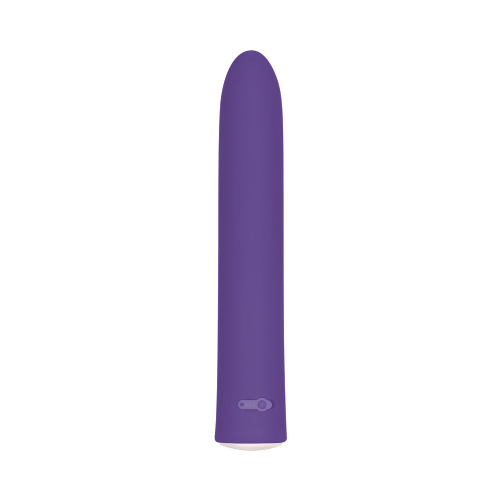 Evolved Rechargeable Sli mline Vibrator Purple - Fantasies Boutique