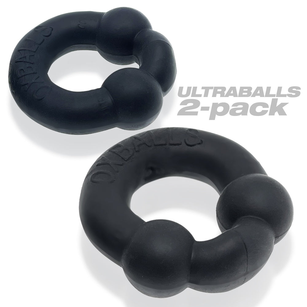 OxBalls Ultraballs 2-Pack Cockring Plus+Silicone Special Edition Night - Fantasies Boutique