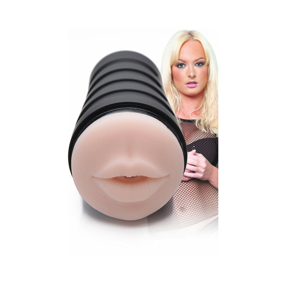 Curve Toys Mistress Dani Deluxe Mouth Stroker Light - Fantasies Boutique