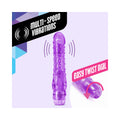 Naturally Yours Bump n' Grind Textured Slimline Vibrator Purple - Fantasies Boutique