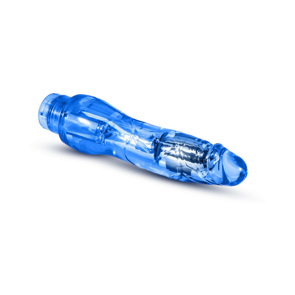 Naturally Yours Fantasy Vibe Realistic 8.5 in. Vibrating Dildo Blue - Fantasies Boutique