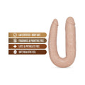 Dr. Skin Dr. Double Realistic 18 in. Dual-Ended Dildo Beige - Fantasies Boutique