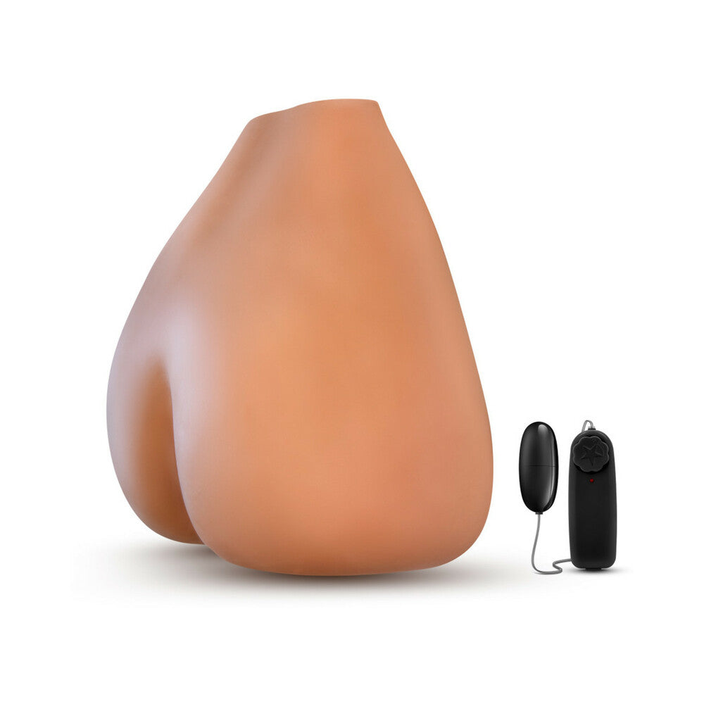 X5 Men Rita Dual Entry Masturbator with Remote-Controlled Bullet Vibrator Tan - Fantasies Boutique