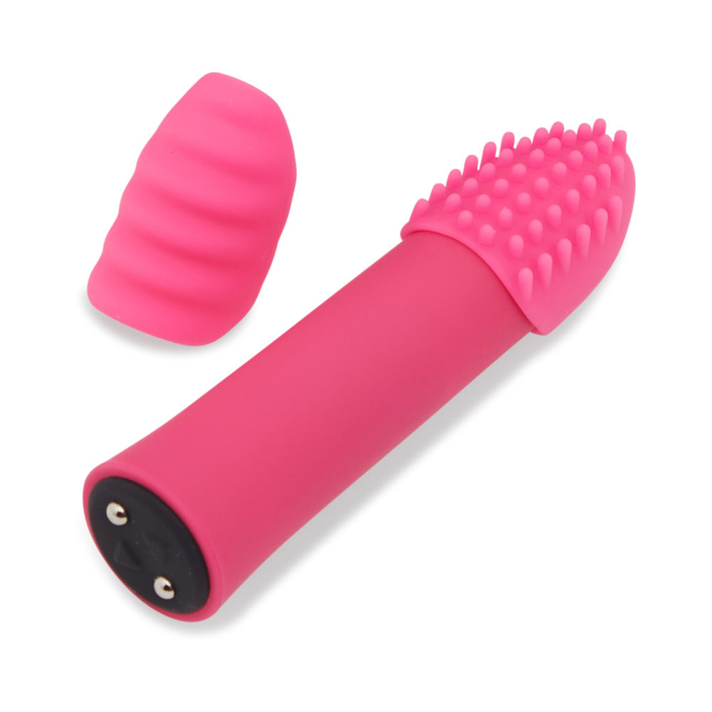 Nu Sensuelle Point Plus Bullet with Sleeves Pink - Fantasies Boutique