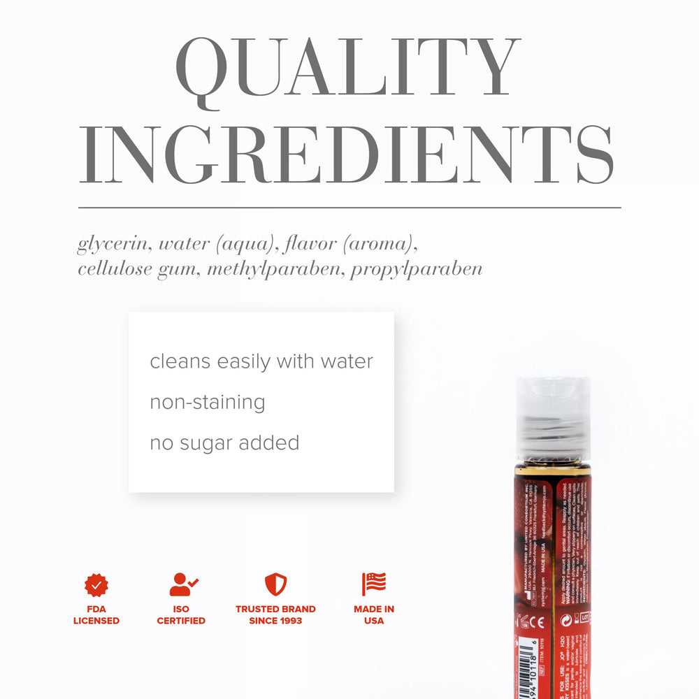 JO H2O Strawberry Kisses Flavored Water-Based Lubricant 1 oz. - Fantasies Boutique