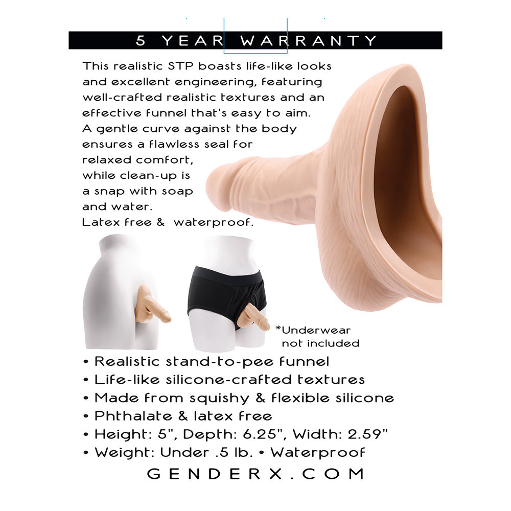 Gender X Stand To Pee Silicone Light - Fantasies Boutique