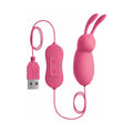 Pipedream OMG! Bullets #Cute USB-Powered Silicone Vibrating Bullet With Ears Pink - Fantasies Boutique