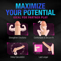 Performance Plus Thrive 2.5 in. Silicone Penis Xtender Beige