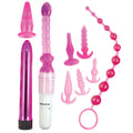 Pink Elite Collection Supreme Anal Play Kit Pink - Fantasies Boutique