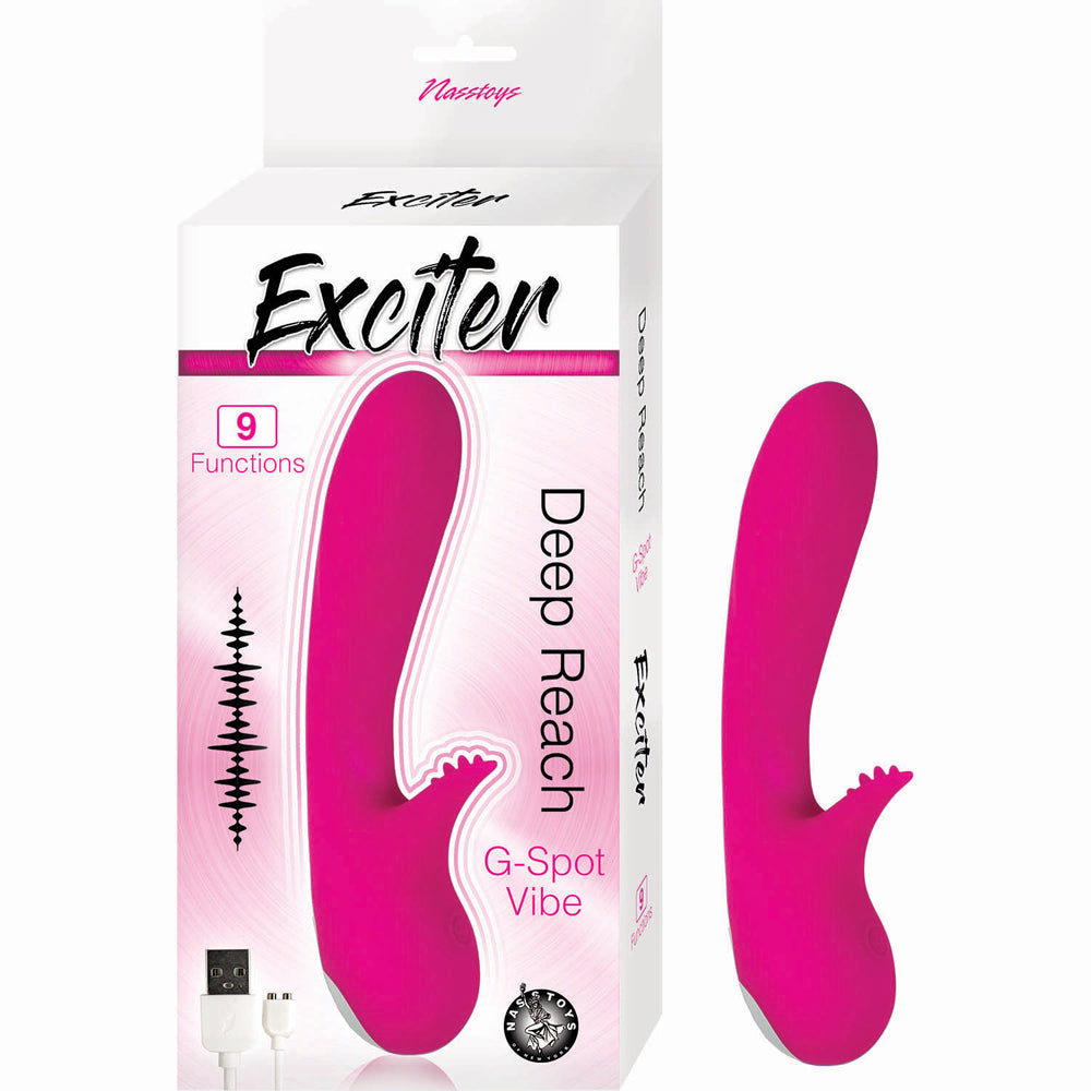 Exciter Deep Reach G-Spot Vibe Pink - Fantasies Boutique