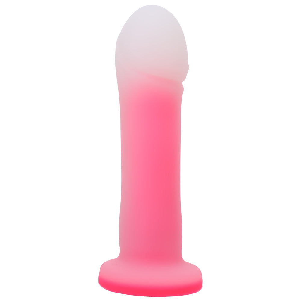 Tantus Duchess O2 Dual Density Vibrating Dildo Rose Quartz - Fantasies Boutique