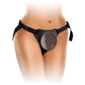 King Cock Elite Deluxe Silicone Body Dock Kit Beige/Black - Fantasies Boutique