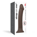 Strap-On-Me Bendable Dual-Density Silicone Suction Cup Dildo Chocolate XL - Fantasies Boutique