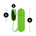 B Yours Power Bullet Remote-Controlled Egg Vibrator Lime - Fantasies Boutique