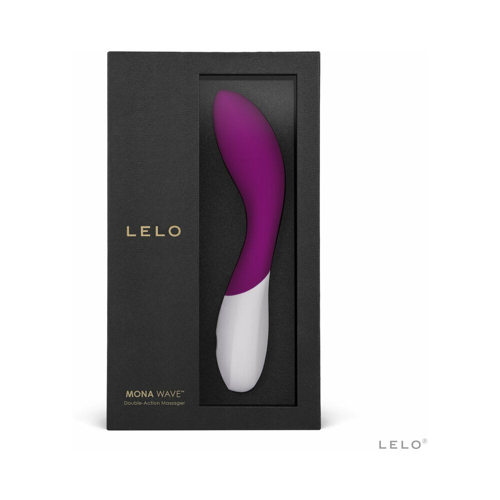 LELO MONA WAVE Rechargeable G-Spot Vibrator Deep Rose - Fantasies Boutique